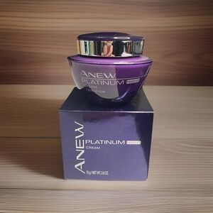 AVON ANEW PLATINUM Night Cream 2.6 oz BONUS - NIB REG. $52
